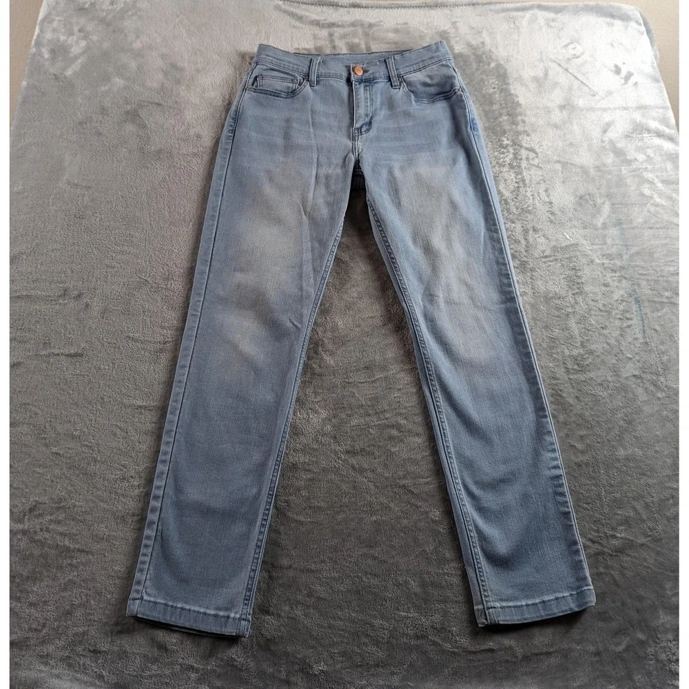 Mugsy Jeans Mens 30x30 Blue PMT Clutch Slim Tapered Stretch Light Wash Denim